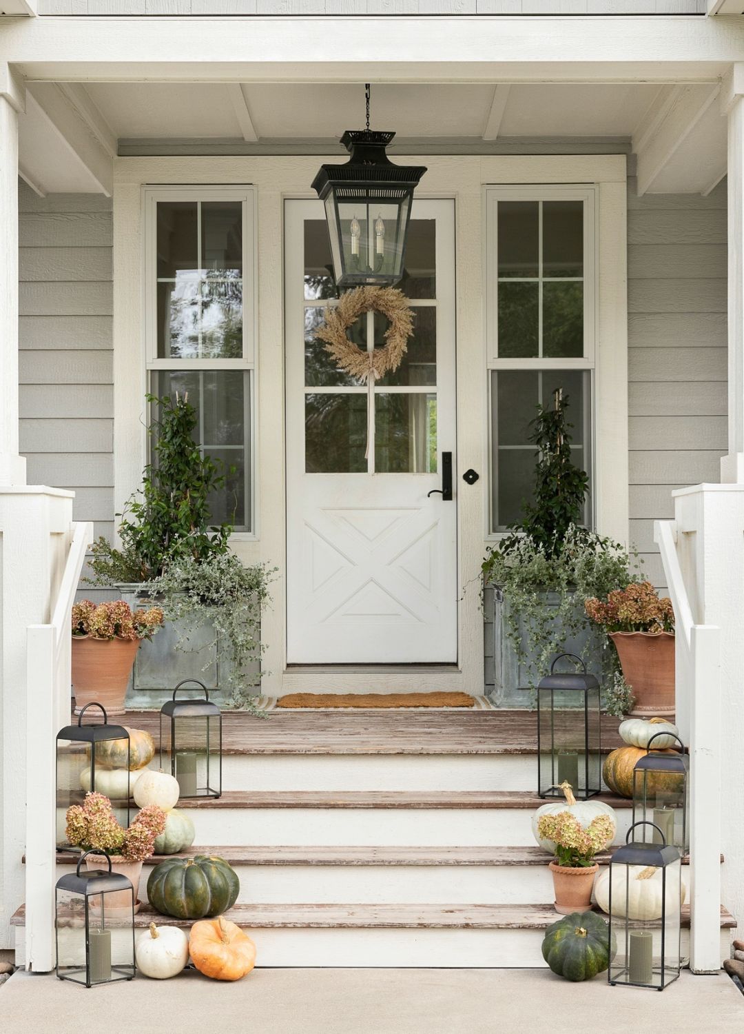 ý tưởng trang trí hiên nhà mùa thu