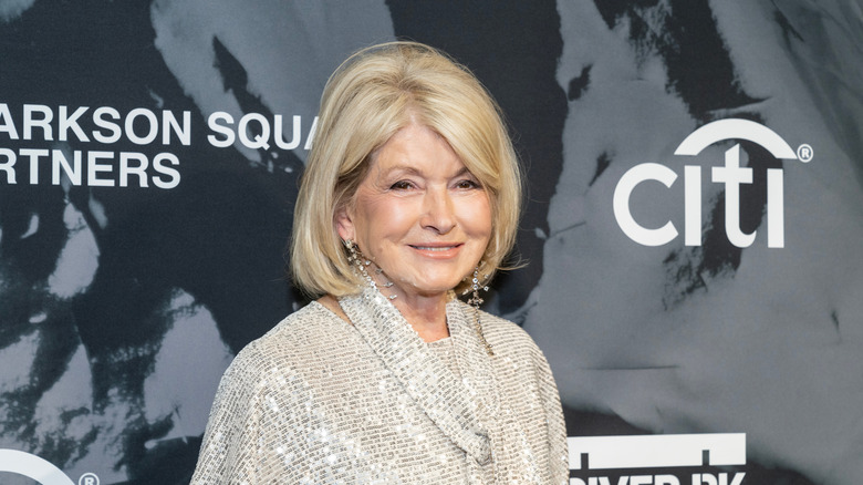 Martha Stewart tại buổi dạ tiệc ở thành phố New York