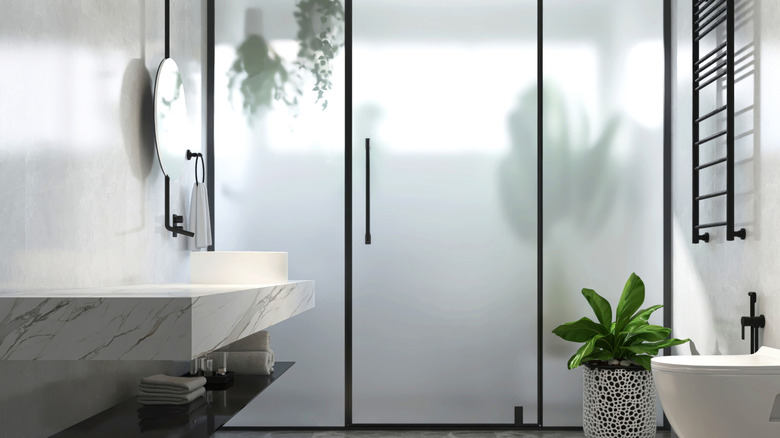 vách tắm hiện đại