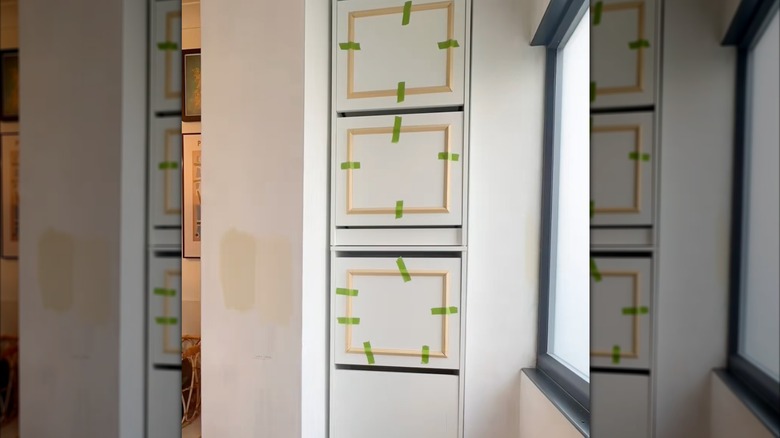 tùy chỉnh cửa tủ giày IKEA BISSA bằng khuôn đúc hình ảnh